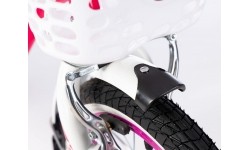 Vaikiški dviratukai ir triratukai : Dviratis Karbon Kitty 16 pink-white