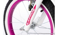 Vaikiški dviratukai ir triratukai : Dviratis Karbon Kitty 16 pink-white