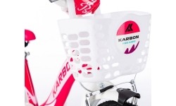 Vaikiški dviratukai ir triratukai : Dviratis Karbon Kitty 16 pink-white