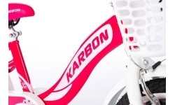 Vaikiški dviratukai ir triratukai : Dviratis Karbon Kitty 16 pink-white