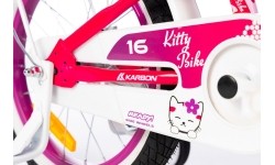 Vaikiški dviratukai ir triratukai : Dviratis Karbon Kitty 16 pink-white