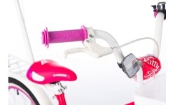 Vaikiški dviratukai ir triratukai : Dviratis Karbon Kitty 16 pink-white