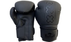 Bokso pirštinės Buffalo: Buffalo Metalinės bokso pirštinės juodos 12oz