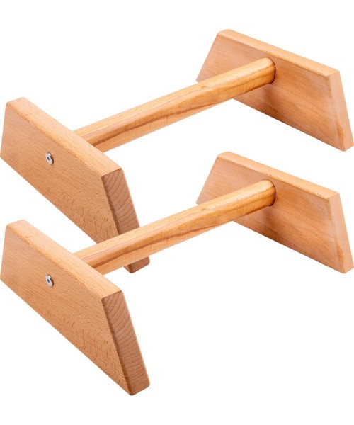Atsispaudimų rankenos inSPORTline: Wooden Push Up Bars inSPORTline Dremar DR40