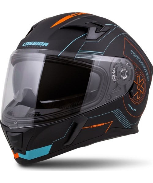 Viso veido šalmai Cassida: Moto šalmas Cassida Integral 3.0 Turbohead