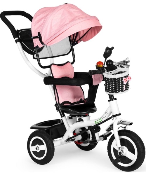 Children's Scooters Eco Toys: Tricycle rotating canopy durable rubber wheels ECOTOYS