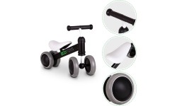 Vaikiški paspirtukai Eco Toys: Mini dviratis Practise Black Ecotoys krosinis dviratis