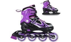 Children's Skates 2in1 Nils Extreme: NH18188 2IN1 RIEDUČIAI / LEDO RITULIO PAČIŪŽOS
