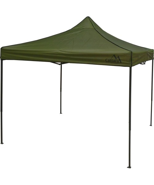Tents Cattara: Party tent scissor 3x3m green WATERPROOF