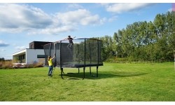 On-ground trampolines Exit: EXIT PeakPro trampoline 275x458 - black