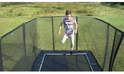 On-ground trampolines Exit: EXIT PeakPro trampoline 275x458 - black