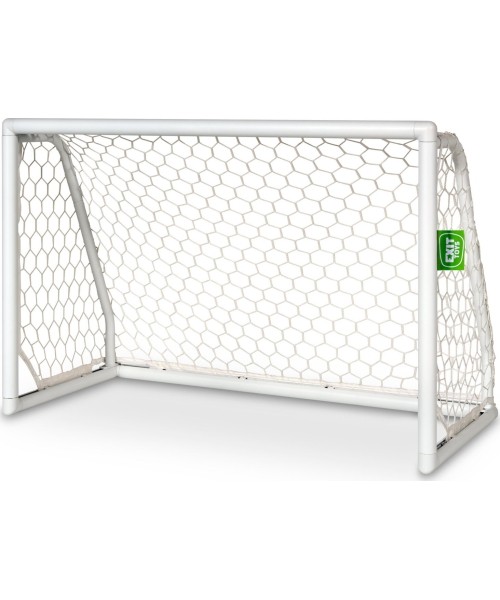Mobilūs futbolo vartai Exit: EXIT Scala aliuminio futbolo vartai 120x80 cm - balti