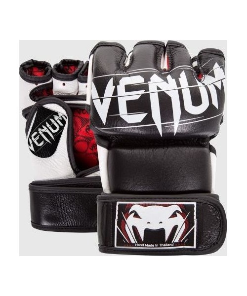 MMA pirštinės Venum: Venum Undisputed 2.0 MMA Gloves - Nappa Leather - Black