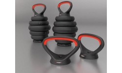 Keičiamo svorio hanteliai ir rinkiniai HMS: SGN120 PRO SET 6IN1 SVARMENŲ RINKINYS 20KG HMS