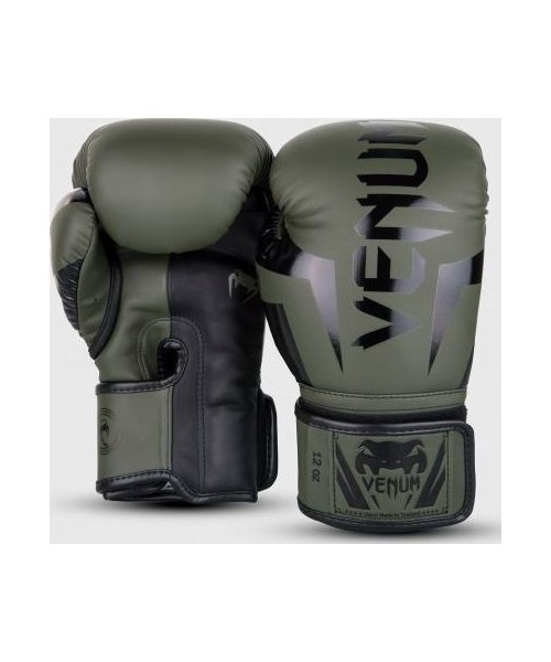 Boxing Gloves Venum: Bokso pirštinės Venum Elite - žalios/juodos