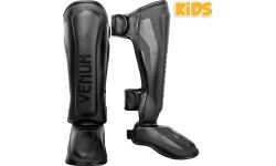 Leg Protection Venum: Apsaugos kojoms Venum Elite Kids Exclusive - Black/Black