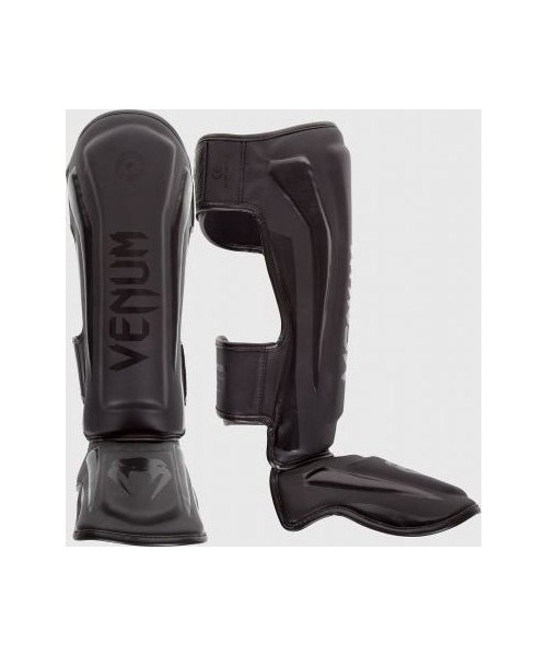 Kojų ir blauzdų apsaugos Venum: Apsaugos kojoms Venum Elite Standup - Matte/Black