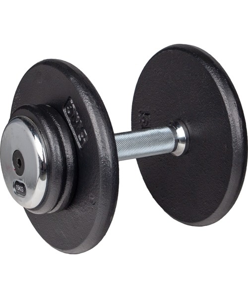 Steel Dumbbells inSPORTline: Metalinis hantelis inSPORTline PROfist 15kg