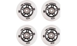 Spare Wheels for Skates Worker: Ratukai riedučiams Worker 70 mm ABEC-5 Carbon - 4 vnt.