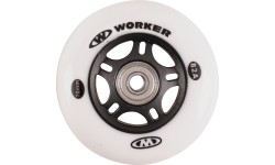 Spare Wheels for Skates Worker: Ratukai riedučiams Worker 70 mm ABEC-5 Carbon - 4 vnt.