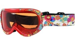 Ski and Snowboard Goggles Worker: Vaikiški slidinėjimo akiniai Worker Miller Red UV S2