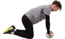 Ab Trainers inSPORTline: Pilvo preso treniruoklis - dvigubas ratukas Insportline Ab Roller AR300 (iki 100kg)