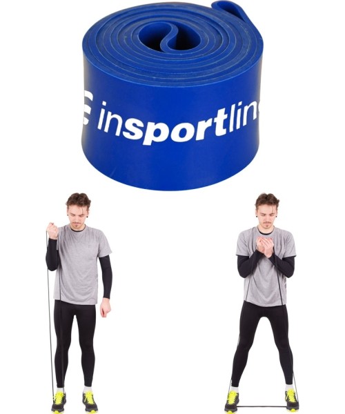 Elastinės juostos-kilpos inSPORTline: Pasipriešinimo guma inSPORTline Hangy 100cm 65mm (sunkus+)