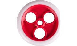 Paspirtukų atsarginiai ratukai Spartan: Atsarginis paspirtuko ratas 230x33 mm Jumbo 2 White