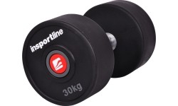 Rubber Dumbbells inSPORTline: Gumuotas hantelis inSPORTline PRO 30kg