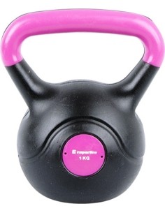 Vinilinės giros cementiniu užpildu inSPORTline: Vinilinė gira cementiniu užpildu Vin-Bell Dark 1kg