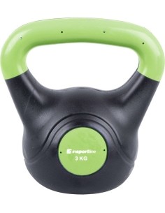 Vinilinės giros cementiniu užpildu inSPORTline: Vinilinė gira cementiniu užpildu Vin-Bell Dark 3kg