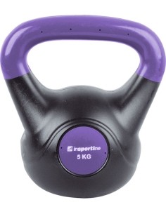 Vinilinės giros cementiniu užpildu inSPORTline: Vinilinė gira cementiniu užpildu Vin-Bell Dark 5kg