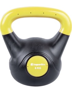 Vinilinės giros cementiniu užpildu inSPORTline: Vinilinė gira cementiniu užpildu Vin-Bell Dark 6kg