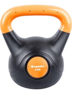 Vinilinės giros cementiniu užpildu inSPORTline: Vinilinė gira cementiniu užpildu Vin-Bell Dark 8kg