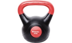 Neoprene Kettlebells inSPORTline: Vinilinė gira cementiniu užpildu Vin-Bell Dark 16kg