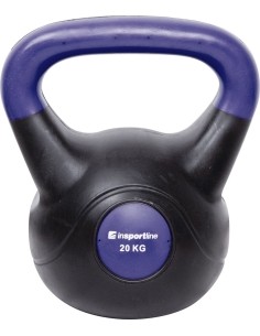 Vinilinės giros cementiniu užpildu inSPORTline: Vinilinė gira cementiniu užpildu Vin-Bell Dark 20kg