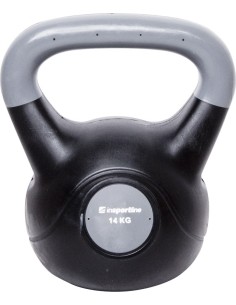 Vinilinės giros cementiniu užpildu inSPORTline: Vinilinė gira cementiniu užpildu Vin-Bell Dark 14kg