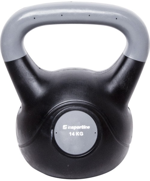 Vinilinės giros cementiniu užpildu inSPORTline: Vinilinė gira cementiniu užpildu Vin-Bell Dark 14kg