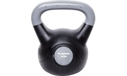 Vinilinės giros cementiniu užpildu inSPORTline: Vinilinė gira cementiniu užpildu Vin-Bell Dark 14kg