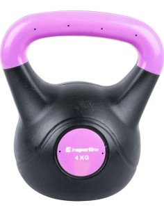 Vinilinės giros cementiniu užpildu inSPORTline: Vinilinė gira cementiniu užpildu Vin-Bell Dark 4kg