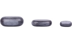 Akmenys masažui inSPORTline: Lavos masažinių akmenų rinkinys inSPORTline Basalt Stone 12vnt.