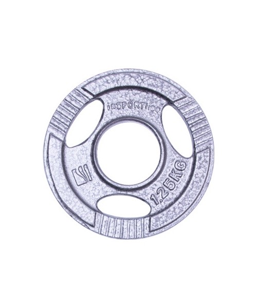 50 mm - Plieniniai svoriai inSPORTline: Plieninis svoris olimpiniam grifui 50mm inSPORTline Hamerton 1,25kg
