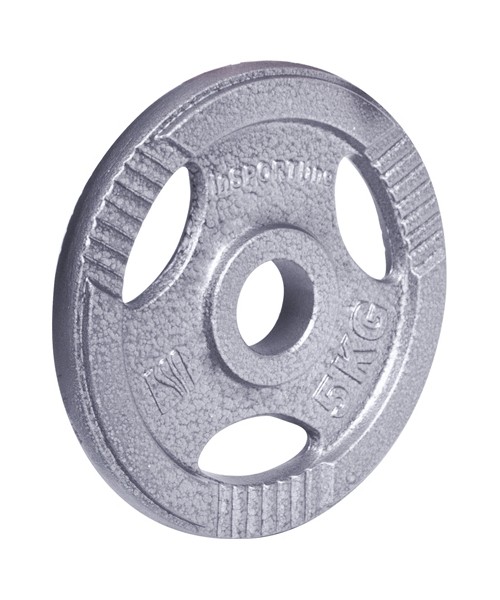 Steel inSPORTline Plates inSPORTline: Plieninis svoris grifui 30mm inSPORTline Hamerton 5kg