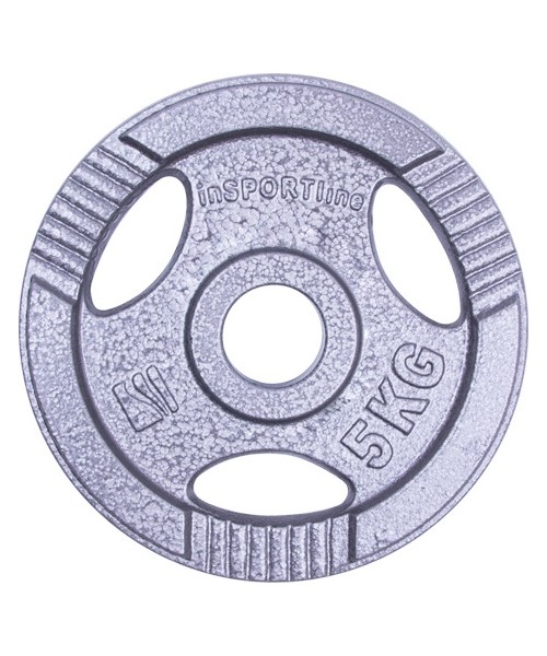 30 mm - Plieniniai svoriai inSPORTline: Plieninis svoris grifui 30mm inSPORTline Hamerton 5kg