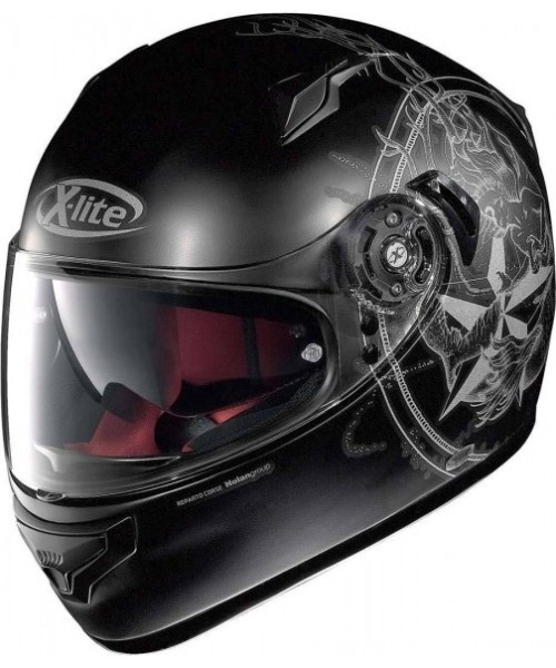 Viso veido šalmai X-lite: Moto šalmas X-LITE X-661 Sirene N-COM Flat Black
