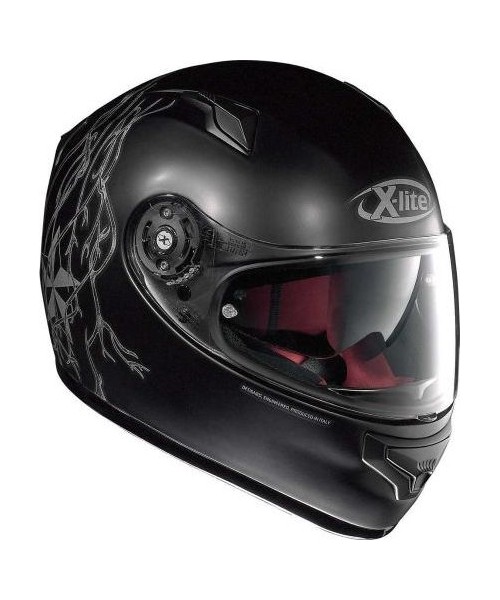 Full Face Helmets X-lite: Moto šalmas X-LITE X-661 Sirene N-COM Flat Black