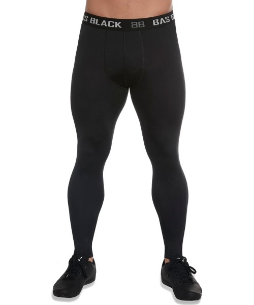 Men's Leggings Bas Black: Men’s Sports Leggings BAS BLACK Evergym