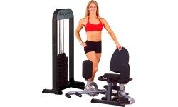 Multifunkciniai treniruokliai Body-Solid: Daugiafunkcis treniruoklis Body-Solid G2B su laisvais svorias
