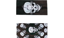 Balaklavos, veido kaukės, kaklo šildytuvai MTHDR: Daugiafunkcinė kaklaskarė MTHDR Scarf Skull
