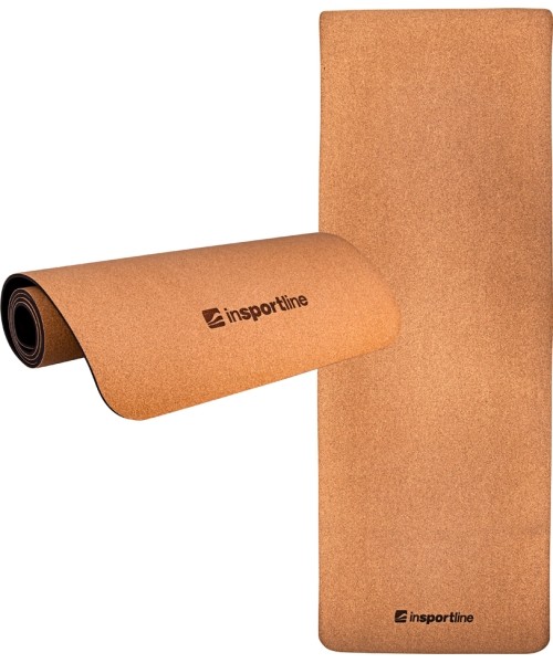 Treniruočių kilimėliai inSPORTline: Kilimėlis treniruotėms inSPORTline Corkam 173x61x0,6cm